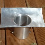 half round rain chain reducer